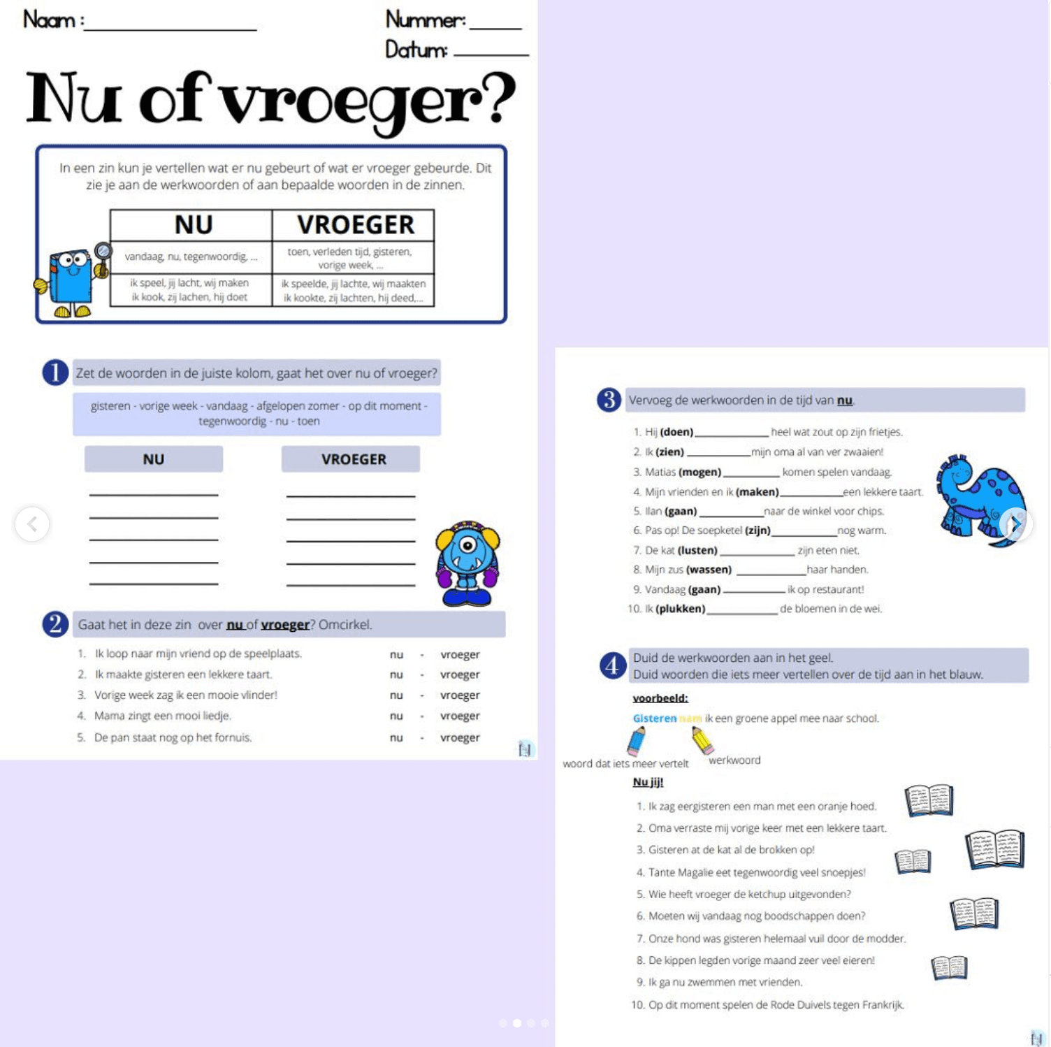 Werkwoorden: vroeger en nu